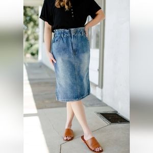 NWT Denim Skirt